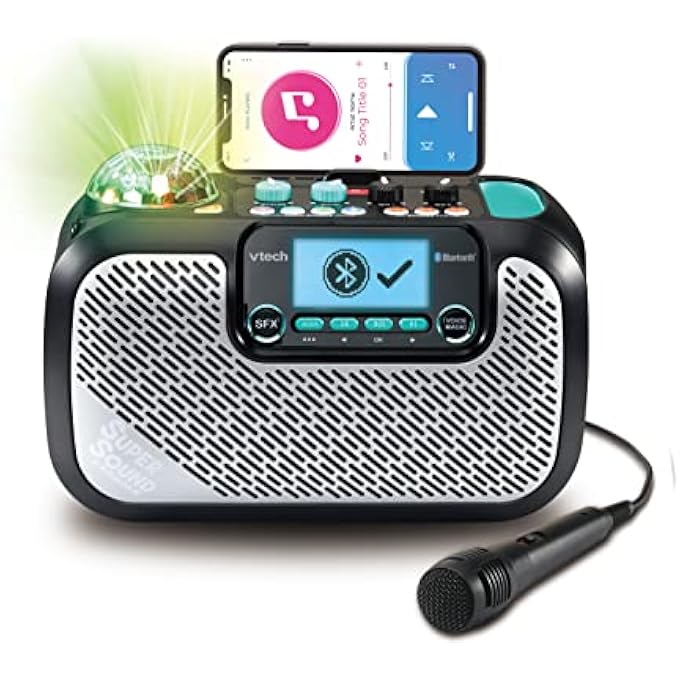vtech 547403 SUPER SOUND KARAOKE, TEAL - Image 2